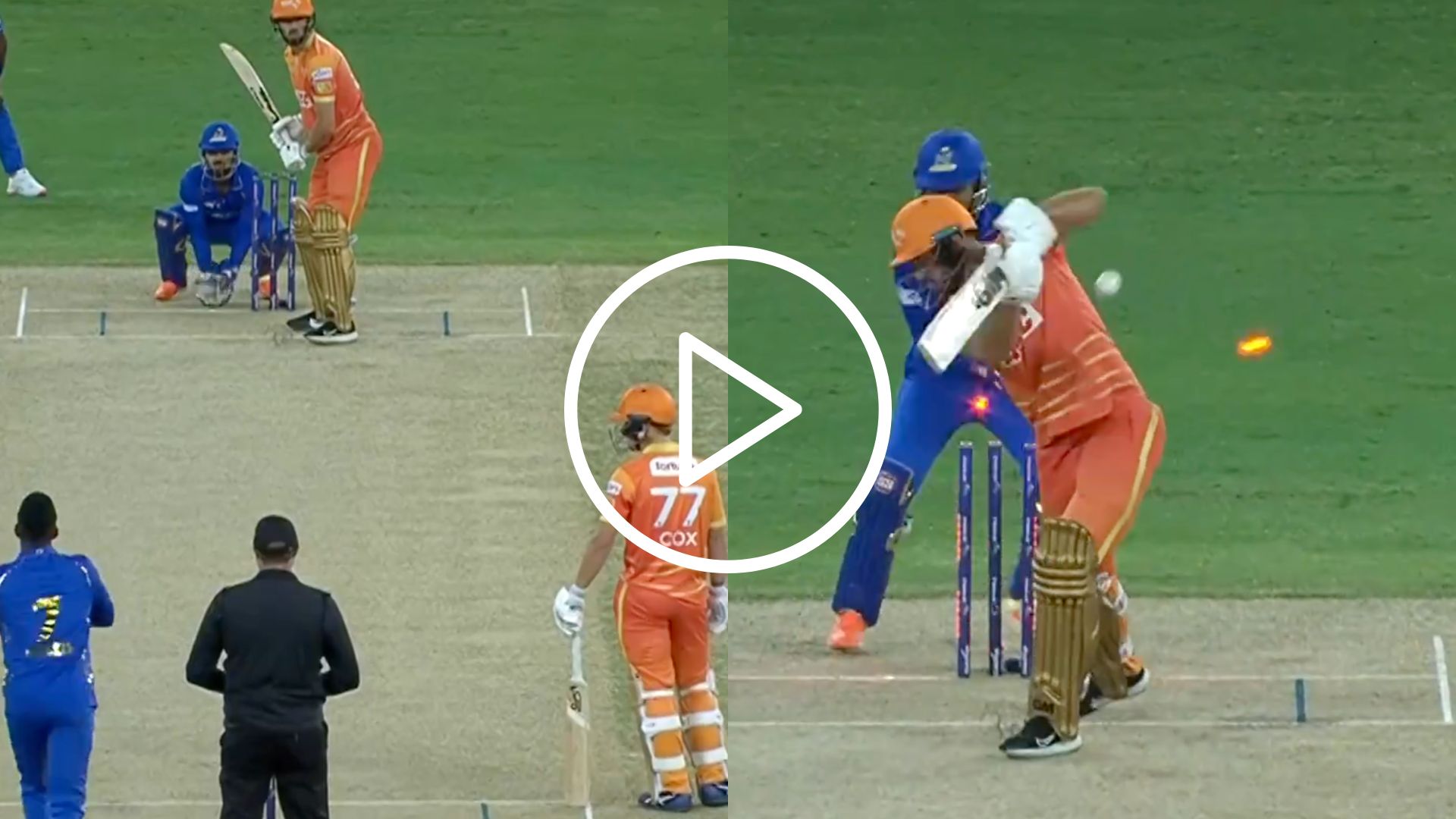 [Watch] Akeal Hosein's 'Unplayable' Inswinger Shatters James Vince's Stumps In ILT20 Qualifier 1